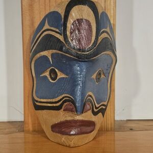 Cecil Dawson First Nations Carved Mask